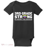 3rd Grade Strong No Matter The Distance Baby Bodysuit thumb 0