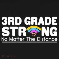 3rd Grade Strong No Matter The Distance Toddler Hoodie thumb 2