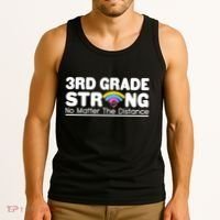 3rd Grade Strong No Matter The Distance Tank Top thumb 3