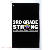 3rd Grade Strong No Matter The Distance Golf Towel thumb 0