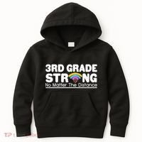 3rd Grade Strong No Matter The Distance Kids Hoodie thumb 0