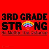 3rd Grade Strong No Matter The Distance Santa Hat thumb 1