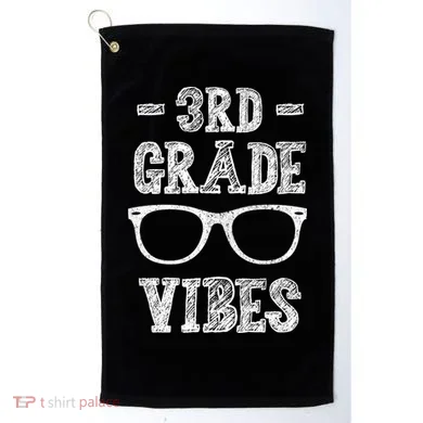 3rd Grade Vibes Golf Towel