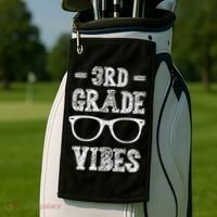 3rd Grade Vibes Golf Towel thumb 2