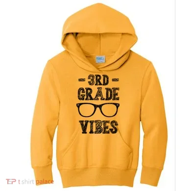 3rd Grade Vibes Kids Hoodie