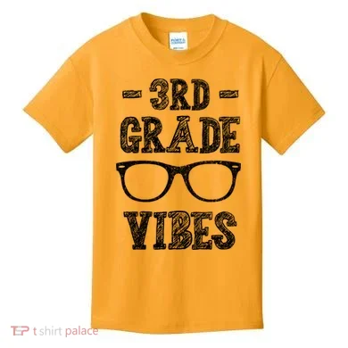 3rd Grade Vibes Kids T-Shirt