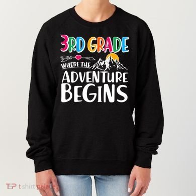 3rd Grade Where The Adventure Begins Women's Sweatshirt
