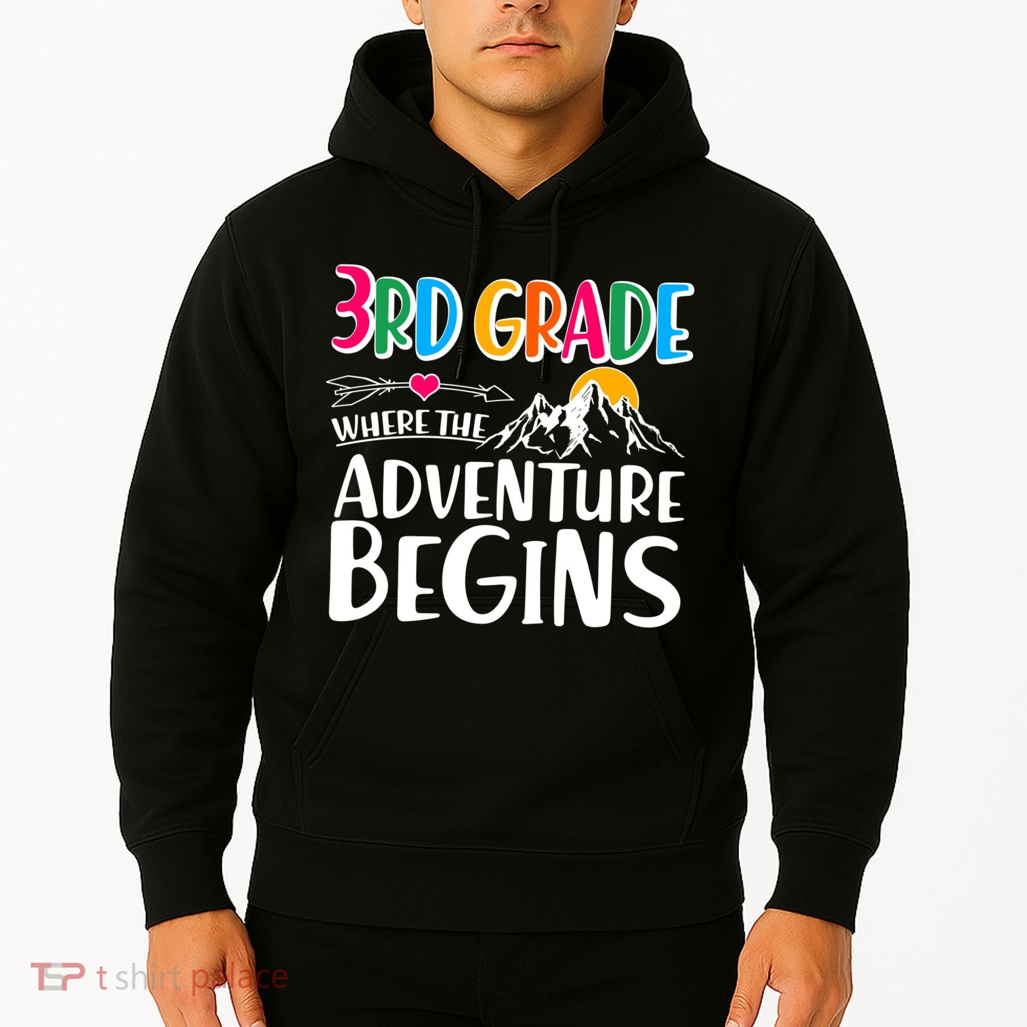 3rd Grade Where The Adventure Begins Hoodie