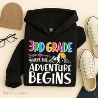 3rd Grade Where The Adventure Begins Hoodie thumb 4