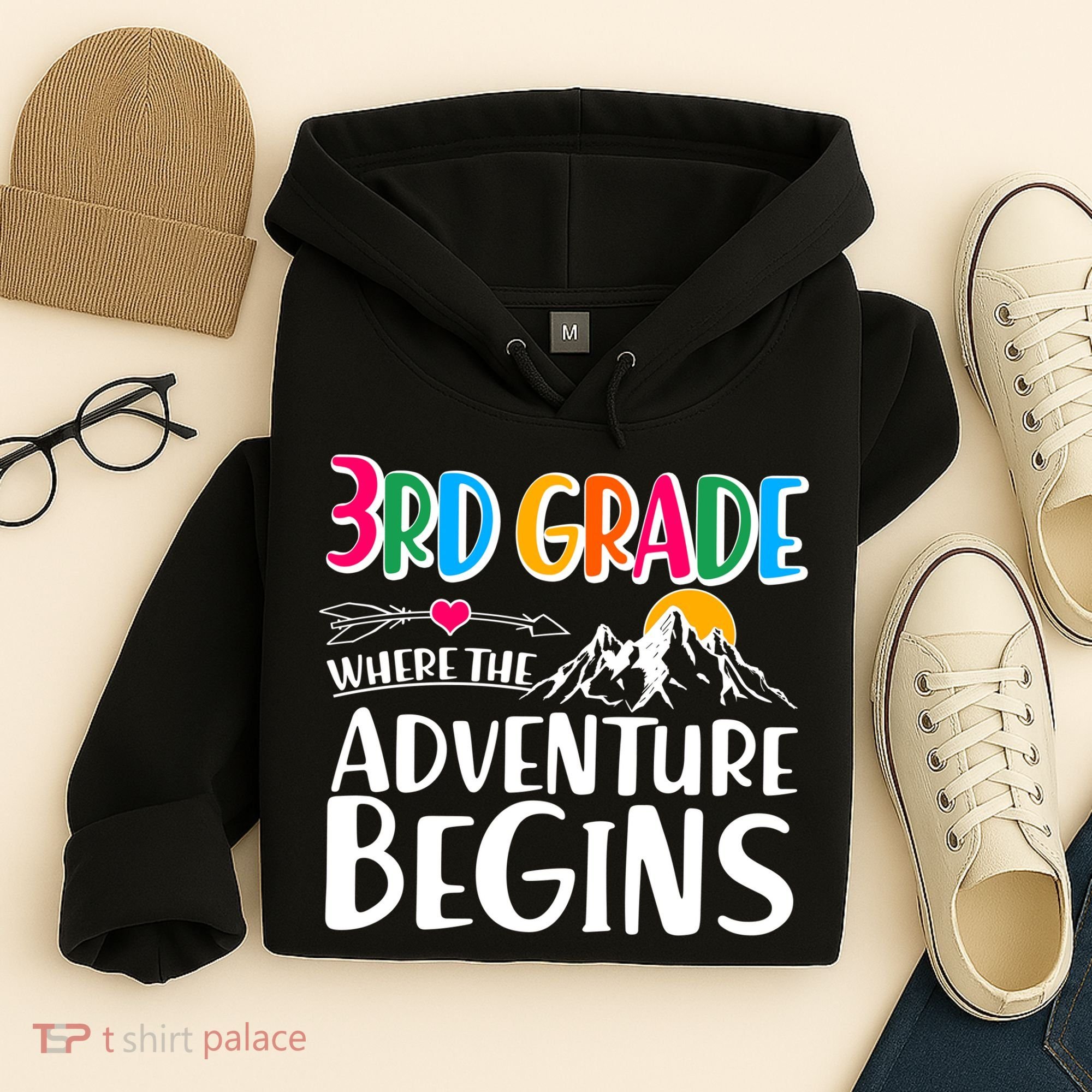 3rd Grade Where The Adventure Begins Hoodie