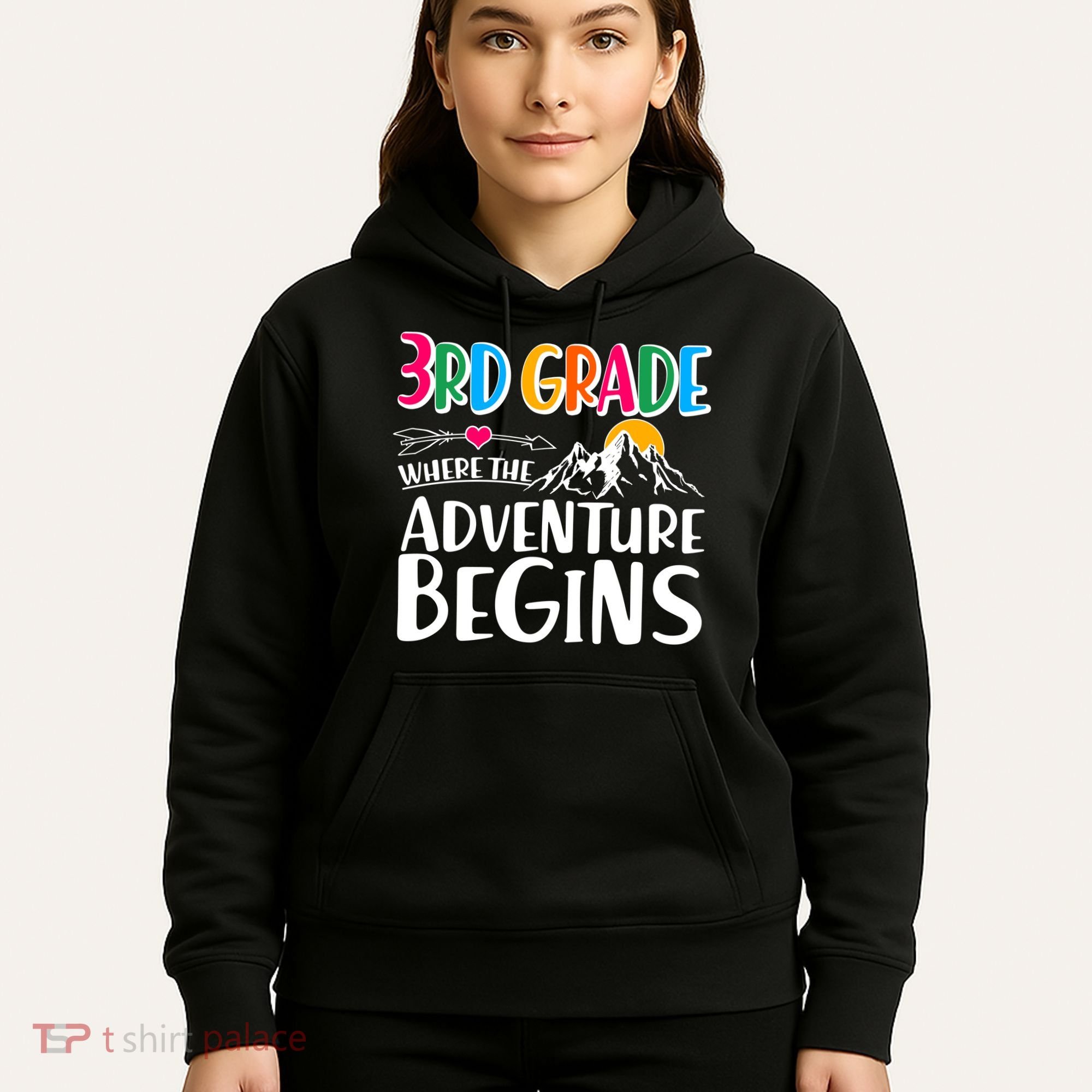 3rd Grade Where The Adventure Begins Hoodie