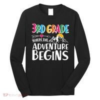 3rd Grade Where The Adventure Begins Long Sleeve Shirt thumb 0