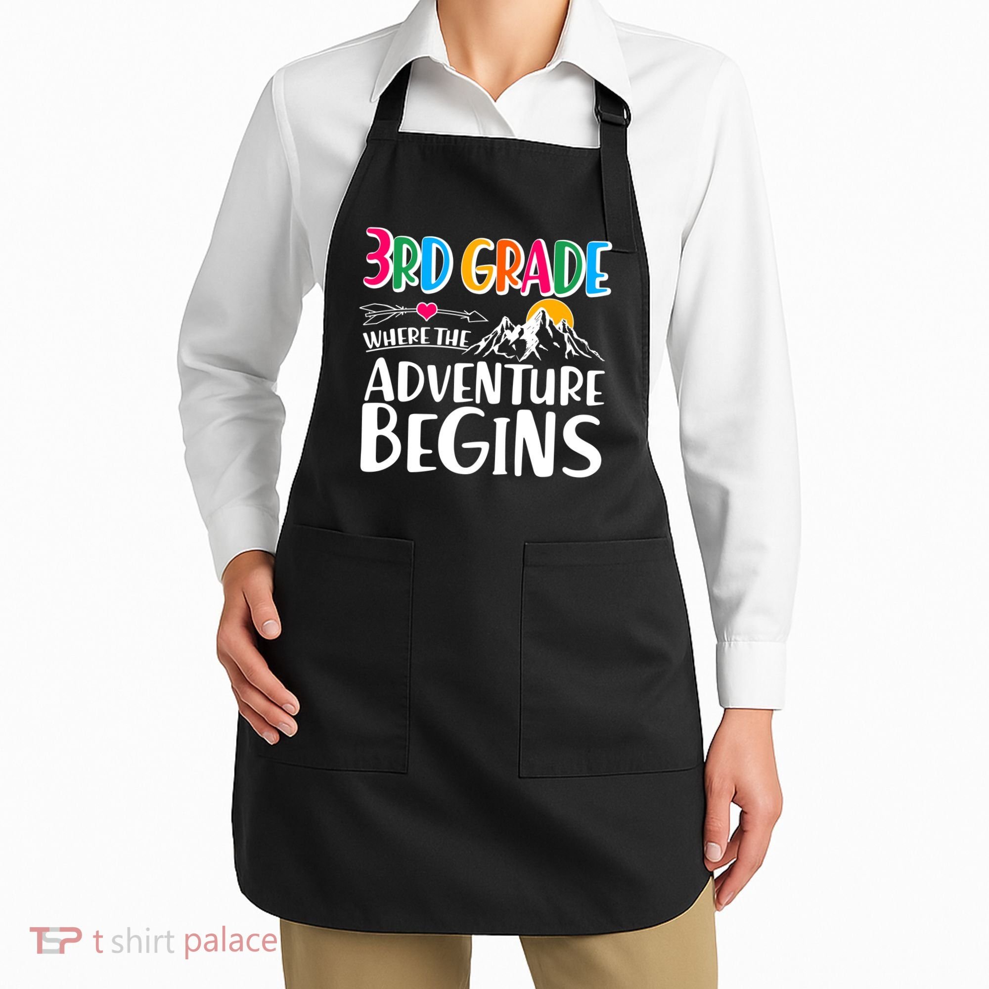 3rd Grade Where The Adventure Begins Apron