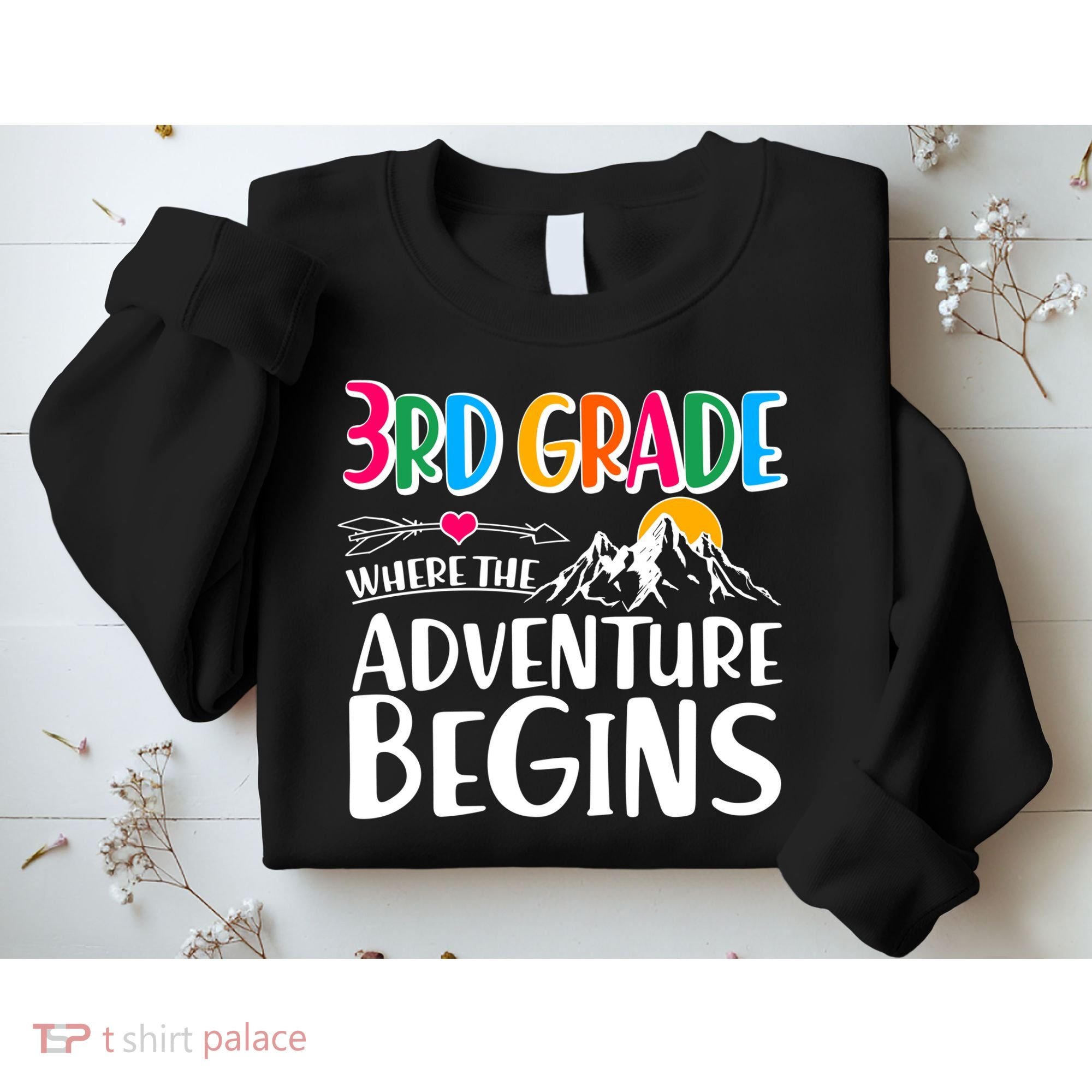 3rd Grade Where The Adventure Begins Sweatshirt