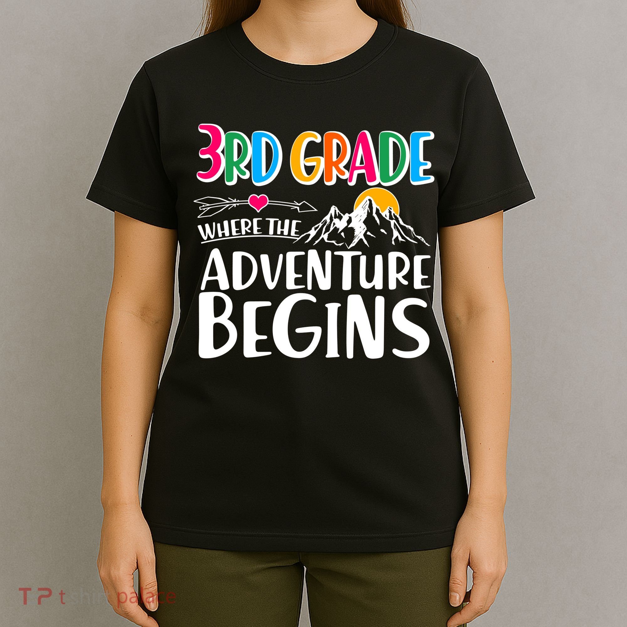 3rd Grade Where The Adventure Begins T-Shirt