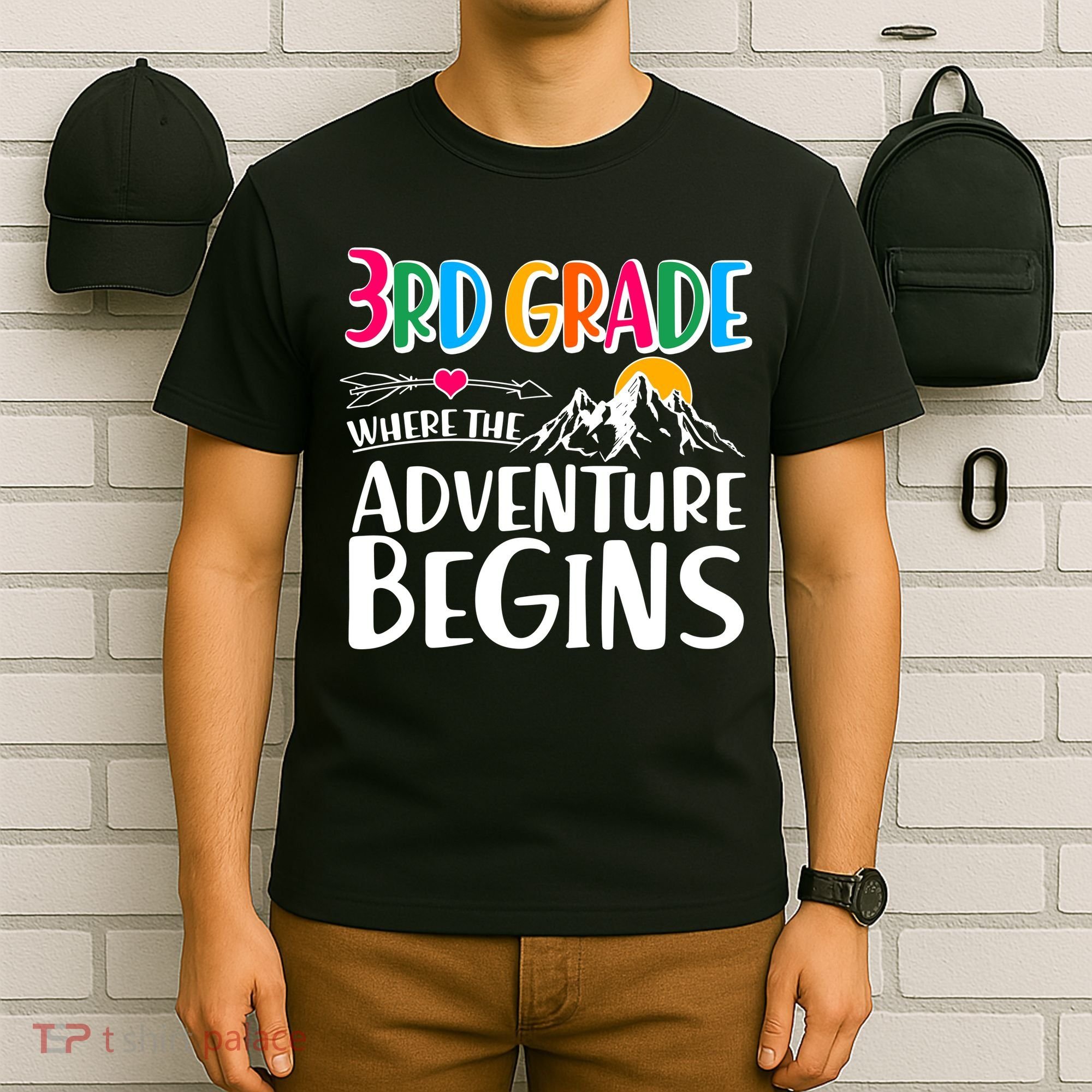 3rd Grade Where The Adventure Begins T-Shirt