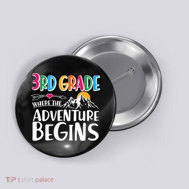 3rd Grade Where The Adventure Begins Button