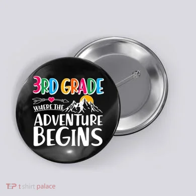 3rd Grade Where The Adventure Begins Button