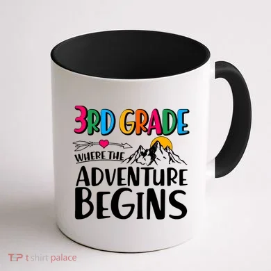 3rd Grade Where The Adventure Begins Coffee Mug back