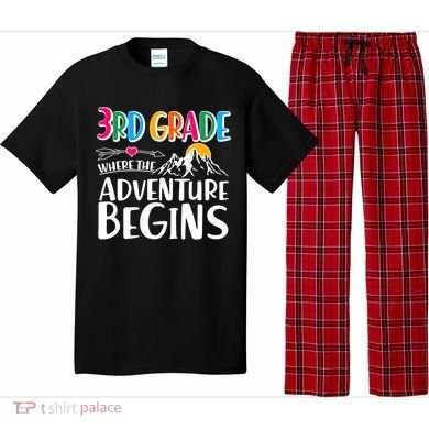 3rd Grade Where The Adventure Begins Pajama Set