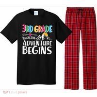 3rd Grade Where The Adventure Begins Pajama Set thumb 0
