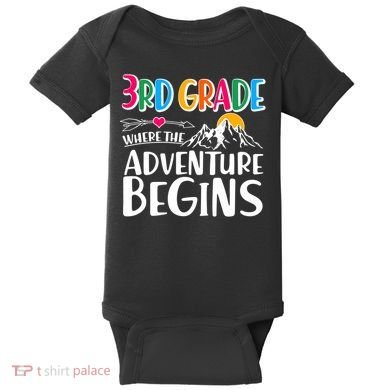 3rd Grade Where The Adventure Begins Baby Bodysuit