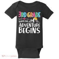 3rd Grade Where The Adventure Begins Baby Bodysuit thumb 0