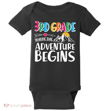 3rd Grade Where The Adventure Begins Baby Bodysuit