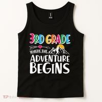 3rd Grade Where The Adventure Begins Tank Top thumb 2