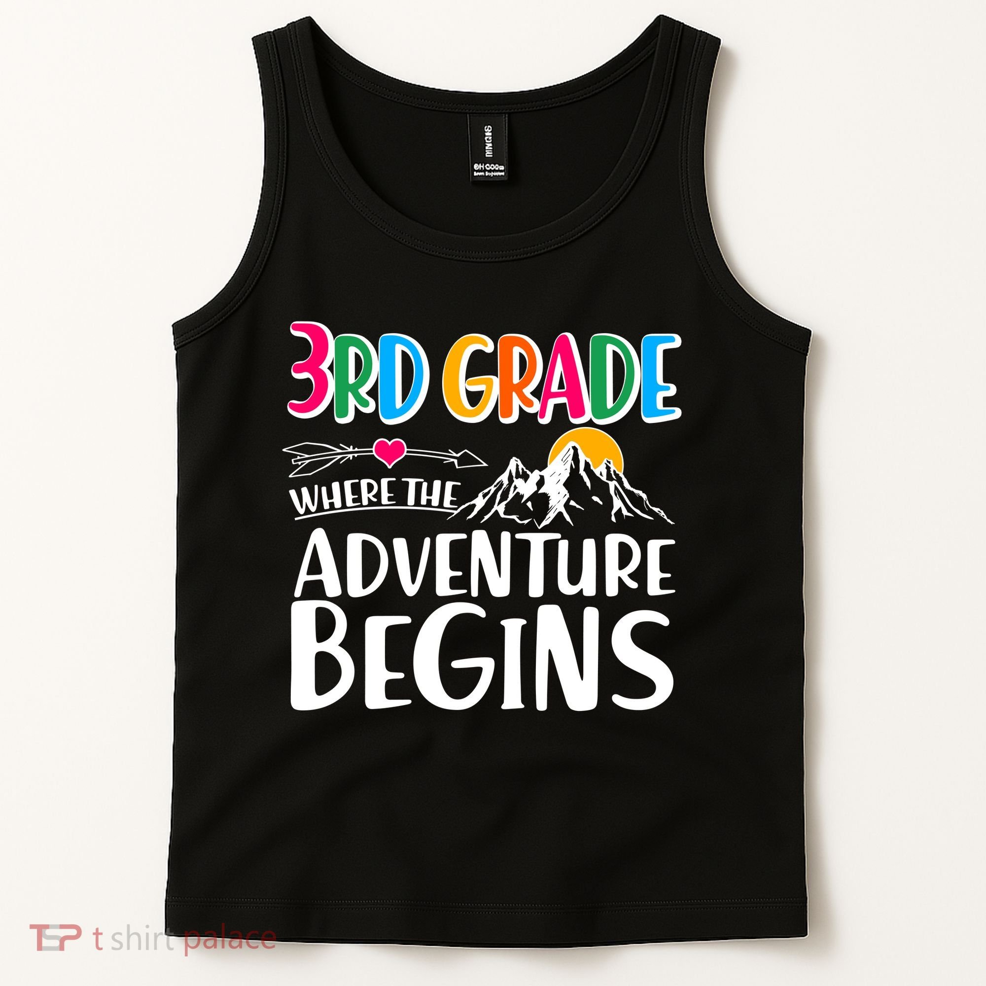 3rd Grade Where The Adventure Begins Tank Top