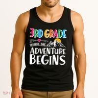 3rd Grade Where The Adventure Begins Tank Top thumb 3