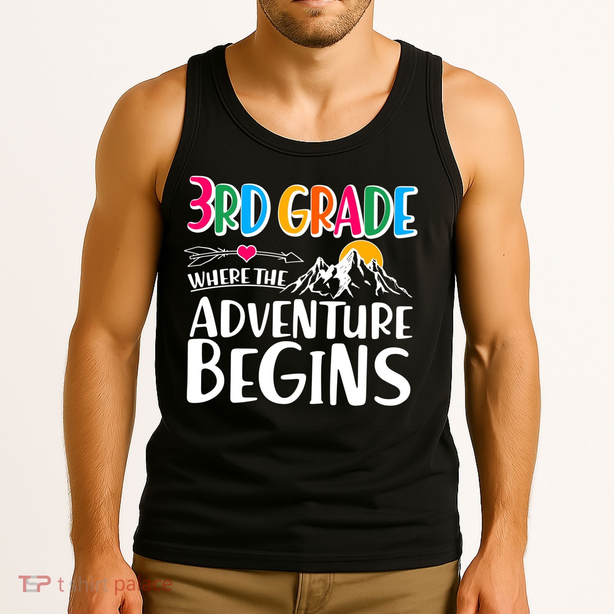3rd Grade Where The Adventure Begins Tank Top