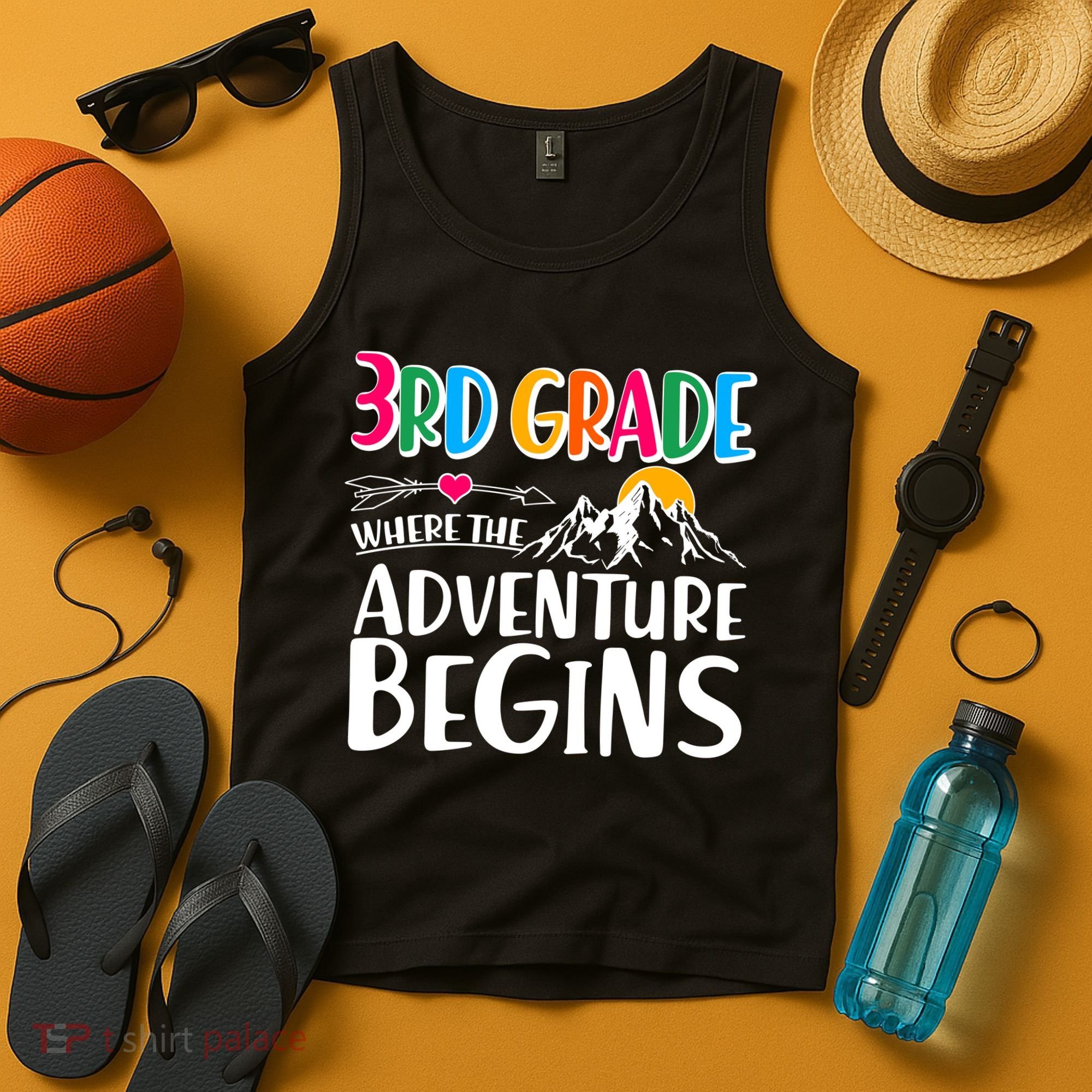 3rd Grade Where The Adventure Begins Tank Top