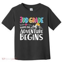 3rd Grade Where The Adventure Begins Toddler T-Shirt thumb 0