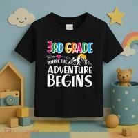 3rd Grade Where The Adventure Begins Toddler T-Shirt thumb 3