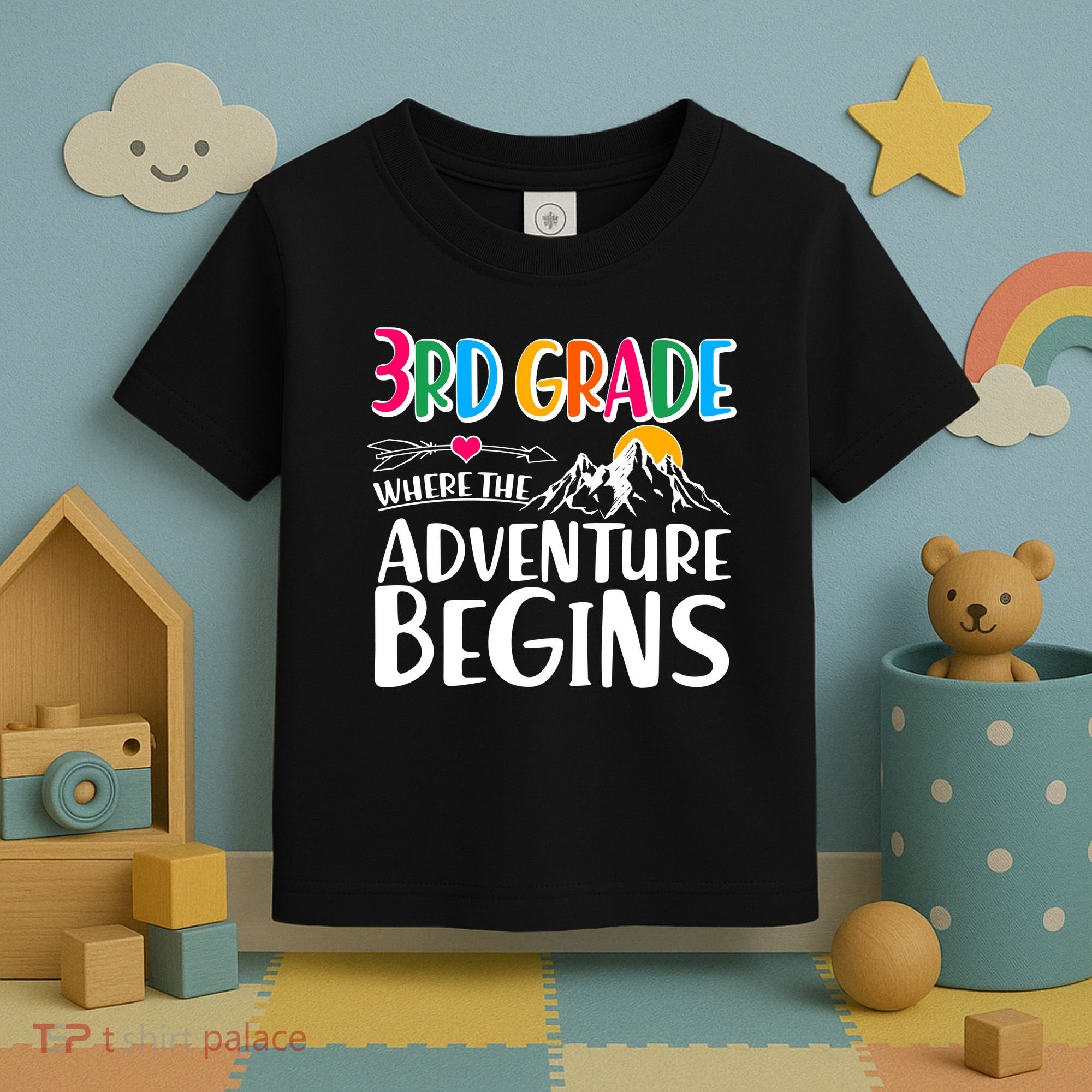 3rd Grade Where The Adventure Begins Toddler T-Shirt