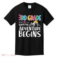 3rd Grade Where The Adventure Begins Kids T-Shirt thumb 0
