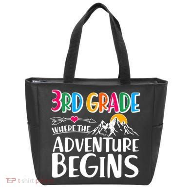 3rd Grade Where The Adventure Begins Tote Bag