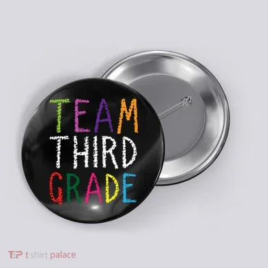 3rd Team Third Grade Button