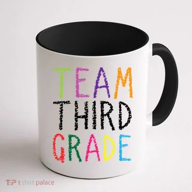 3rd Team Third Grade Coffee Mug back