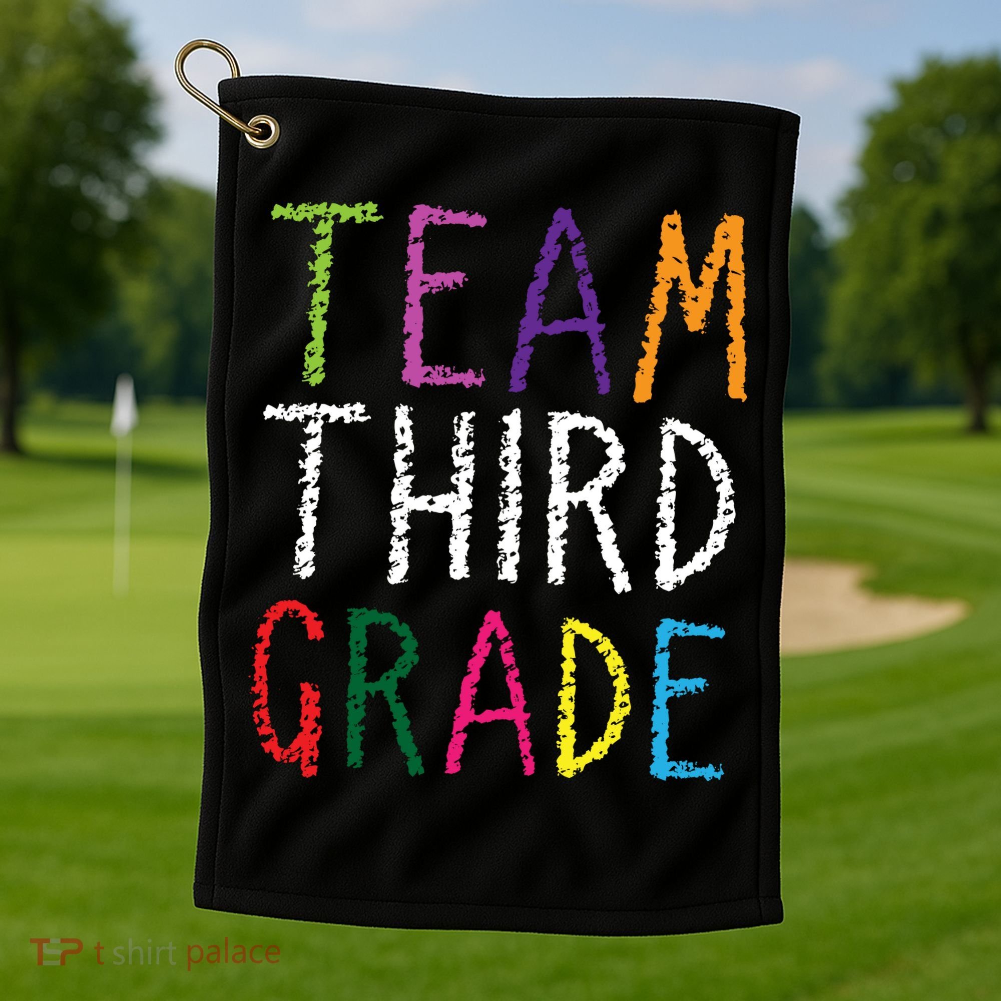 3rd Team Third Grade Golf Towel