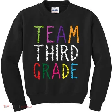3rd Team Third Grade Kids Sweatshirt