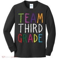 3rd Team Third Grade Kids Long Sleeve Shirt thumb 0