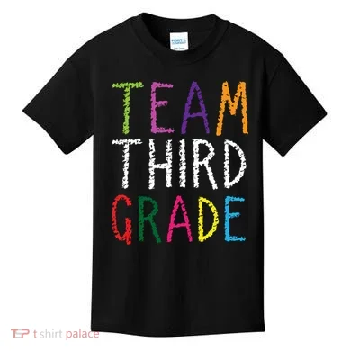 3rd Team Third Grade Kids T-Shirt
