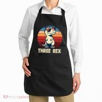 3 Rex Dinosaur 3rd Birthday Boy Girl Three Rex Birthday Apron thumb 2