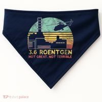 3.6 Roentgen Not Great, Not Terrible Chernobyl Gift USA-Made Doggie Bandana thumb 0