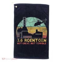 3.6 Roentgen Not Great, Not Terrible Chernobyl Gift Golf Towel thumb 0