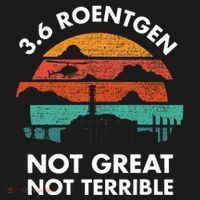 3.6 Roentgen Not Great Not Terrible Chernobyl Disaster Women's Hoodie thumb 2