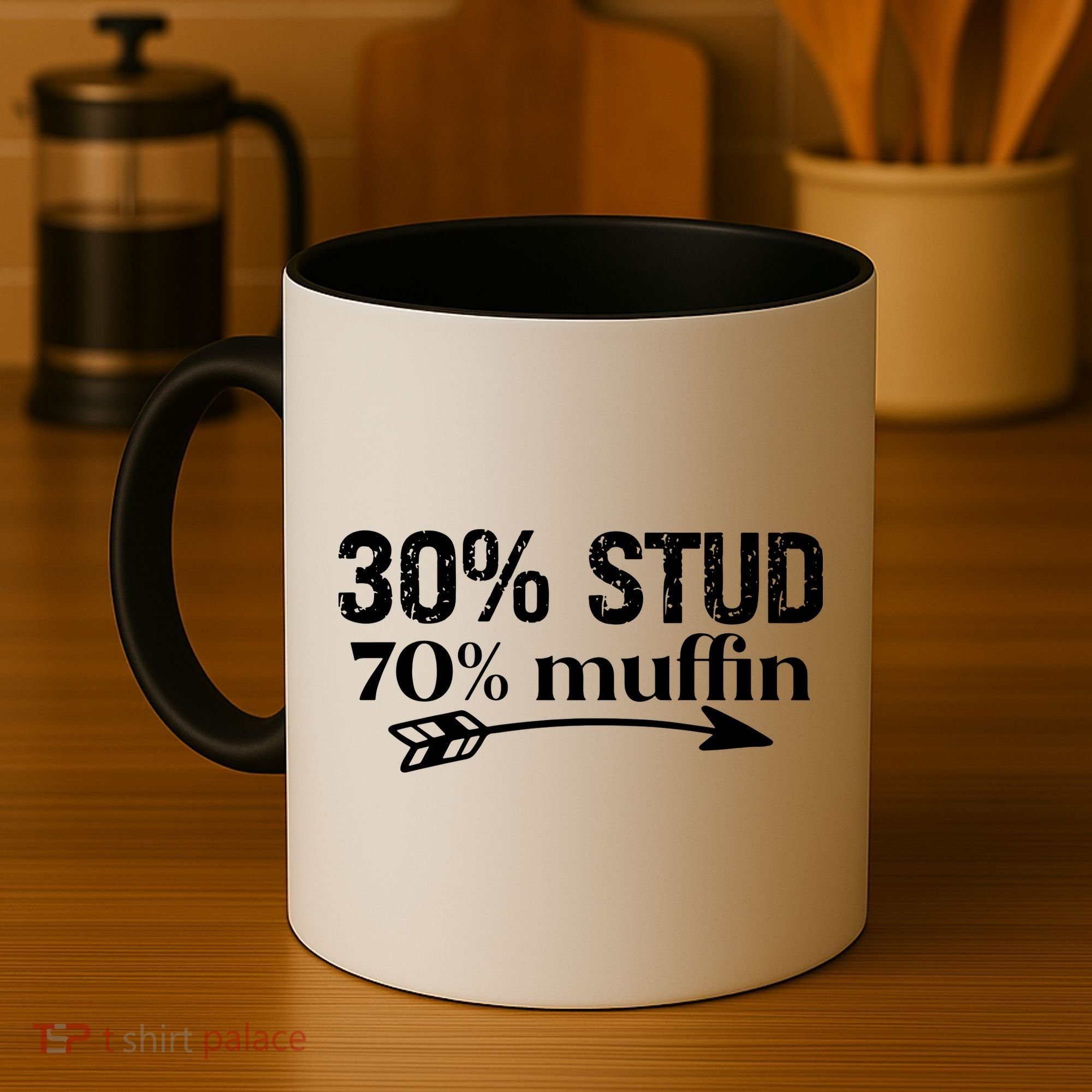 30% Stud 70% Muffin Coffee Mug