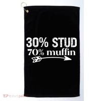 30% Stud 70% Muffin Golf Towel thumb 0